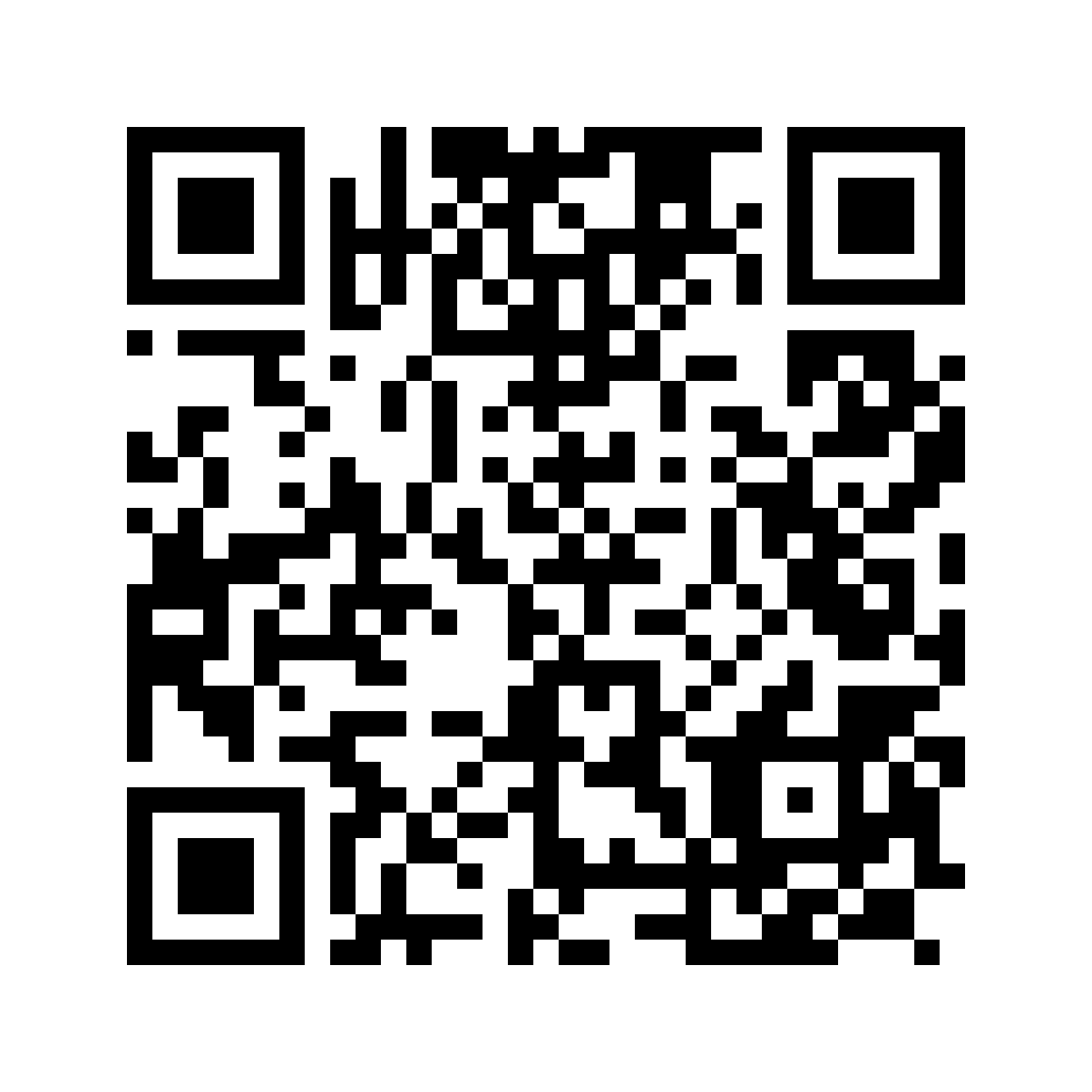 稽古日程のページを開くQRコード